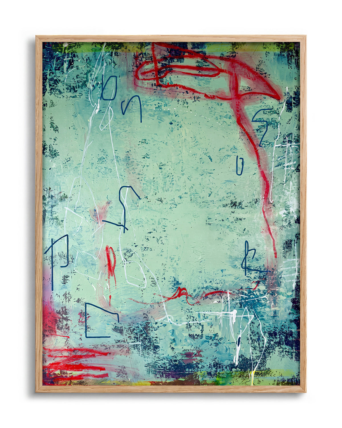Analysis paralysis - no background framed - oak