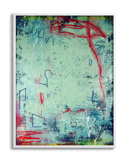 Analysis paralysis - no background framed - white