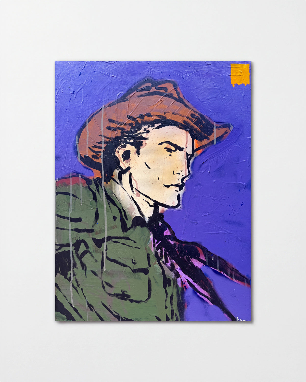 Locked & Loaded 2 pop art painting print, unframed