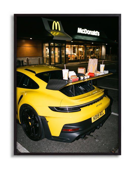 Drive Thru - no background framed - black