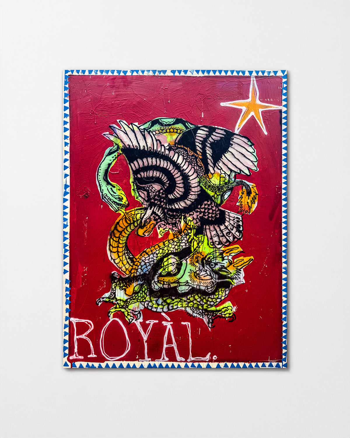 Battle Royal pop art comic print, unframed