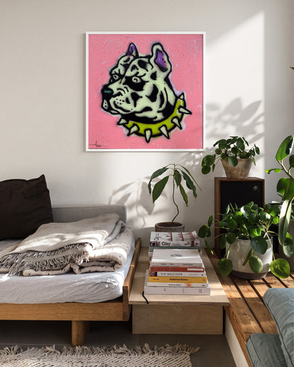 Bulldog Riot - room context white