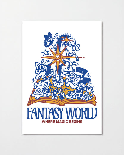 Fantasy World - unframed