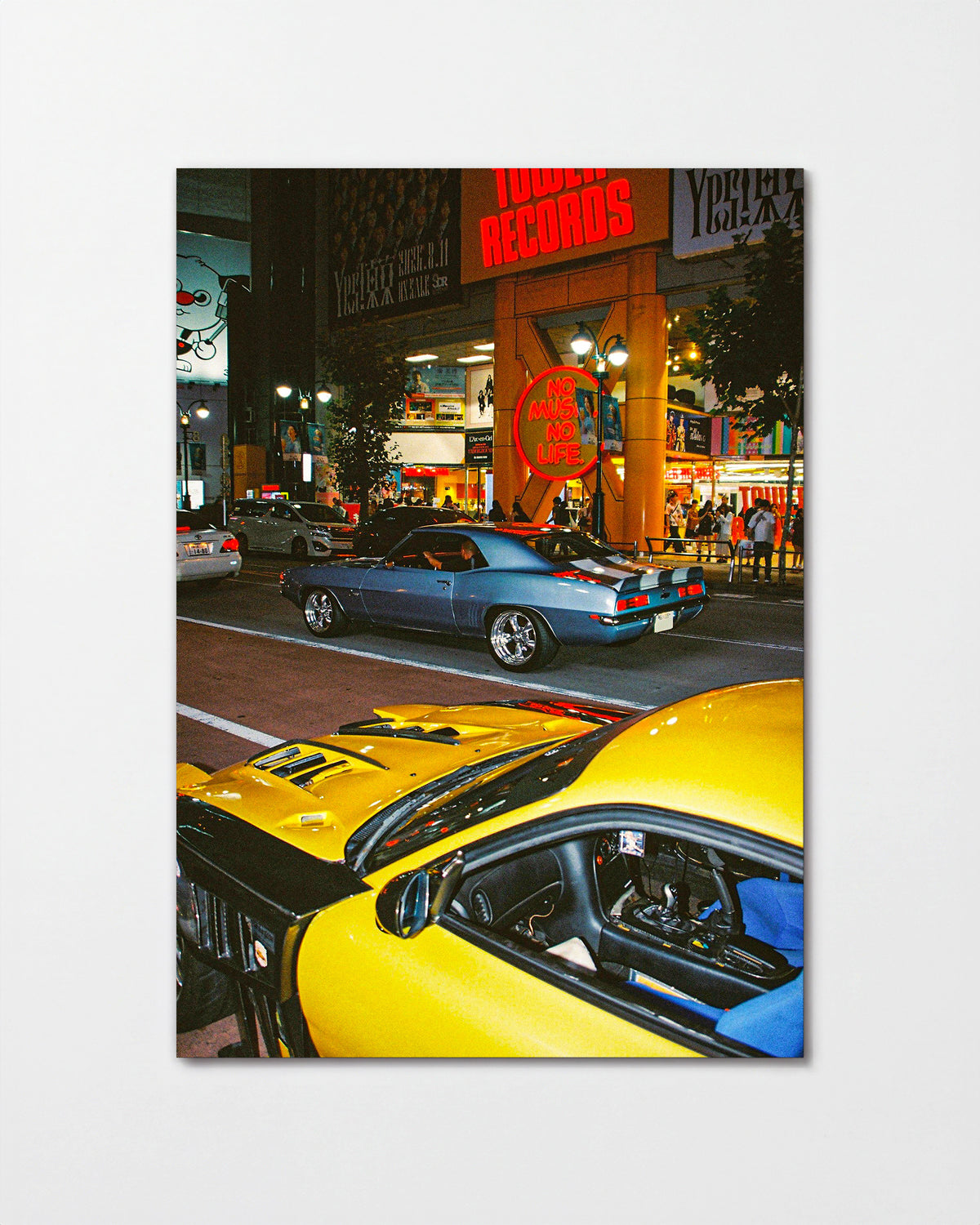 Downtown Shibuya Tokyo street photography print, unframed