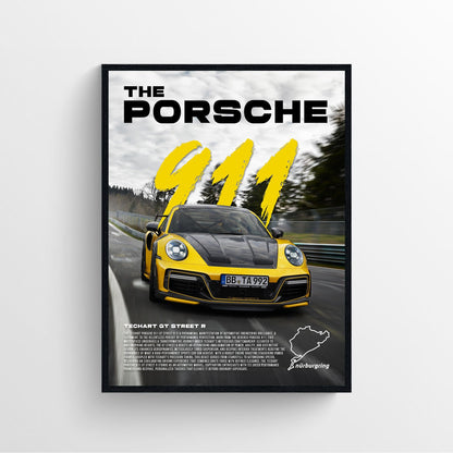 Porsche 911 Techart GT Street R Framed