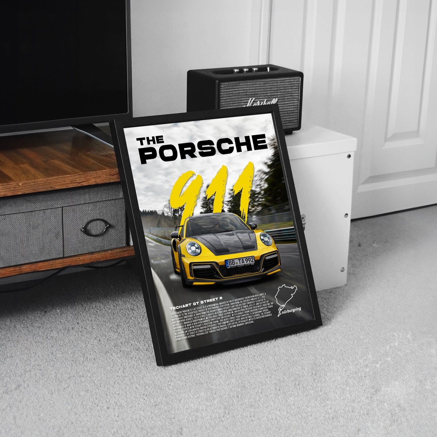 Porsche 911 Techart GT Street R Framed