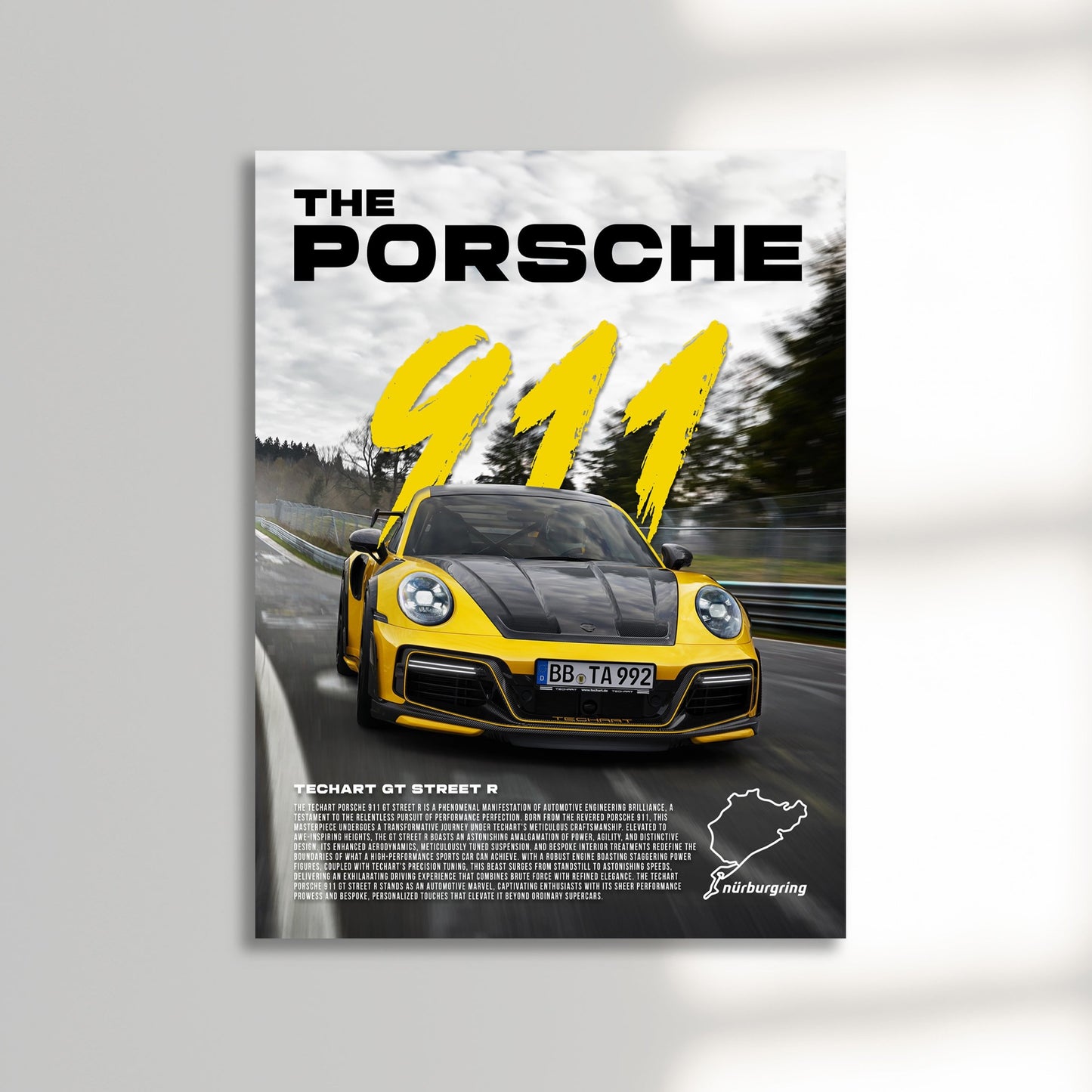 Porsche 911 Techart GT Street R Unframed