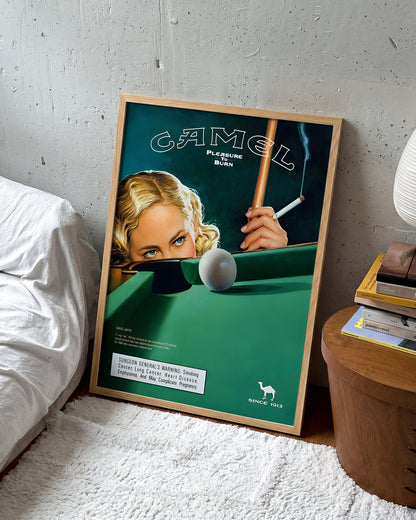 Camel Vintage Pool - room context oak