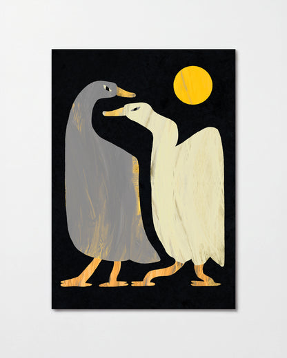 Angry Ducks - unframed
