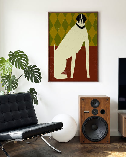 Big Guy - room context walnut