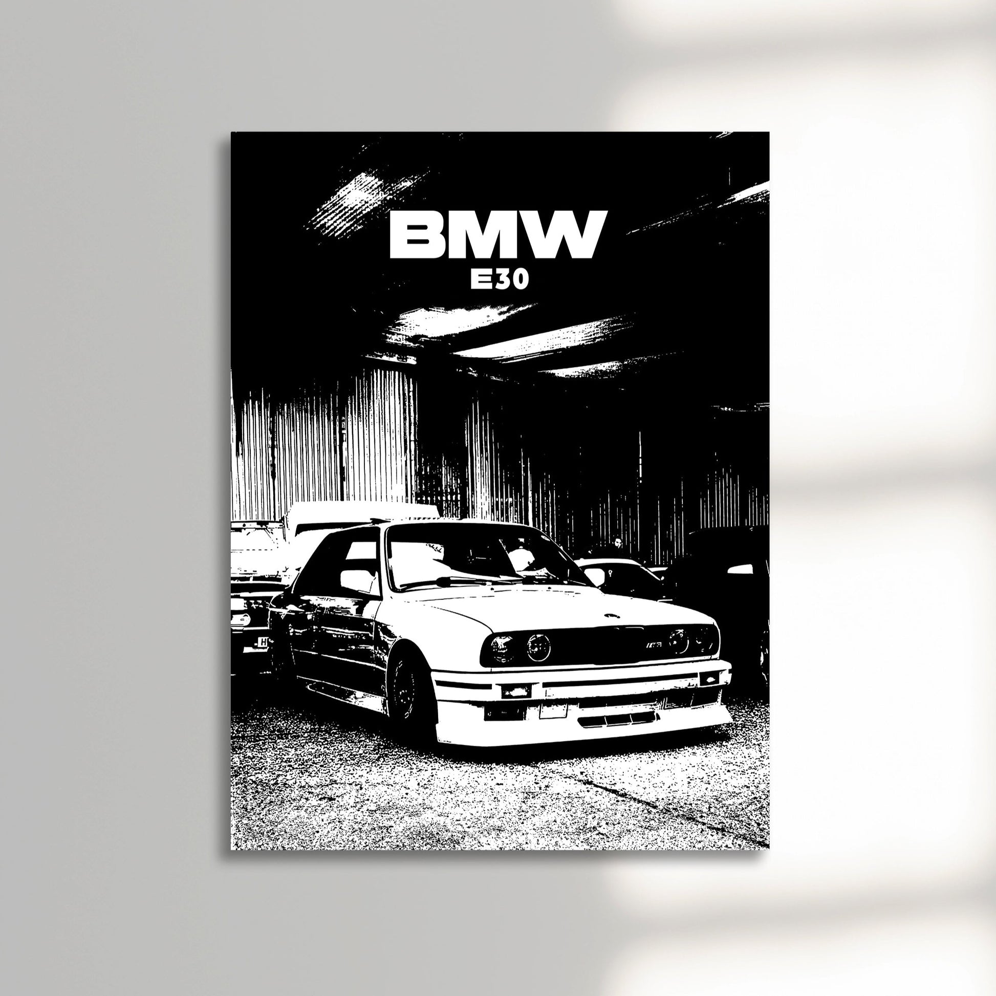 BMW E30 unframed poster