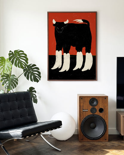 Boots n Bull - room context walnut