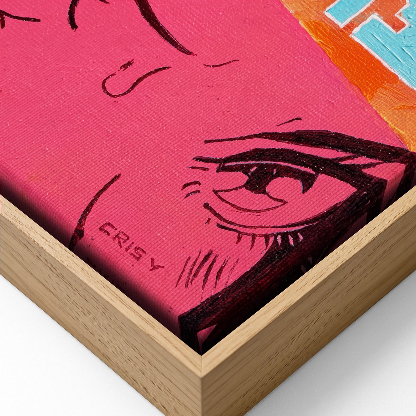Burning Gaze canvas