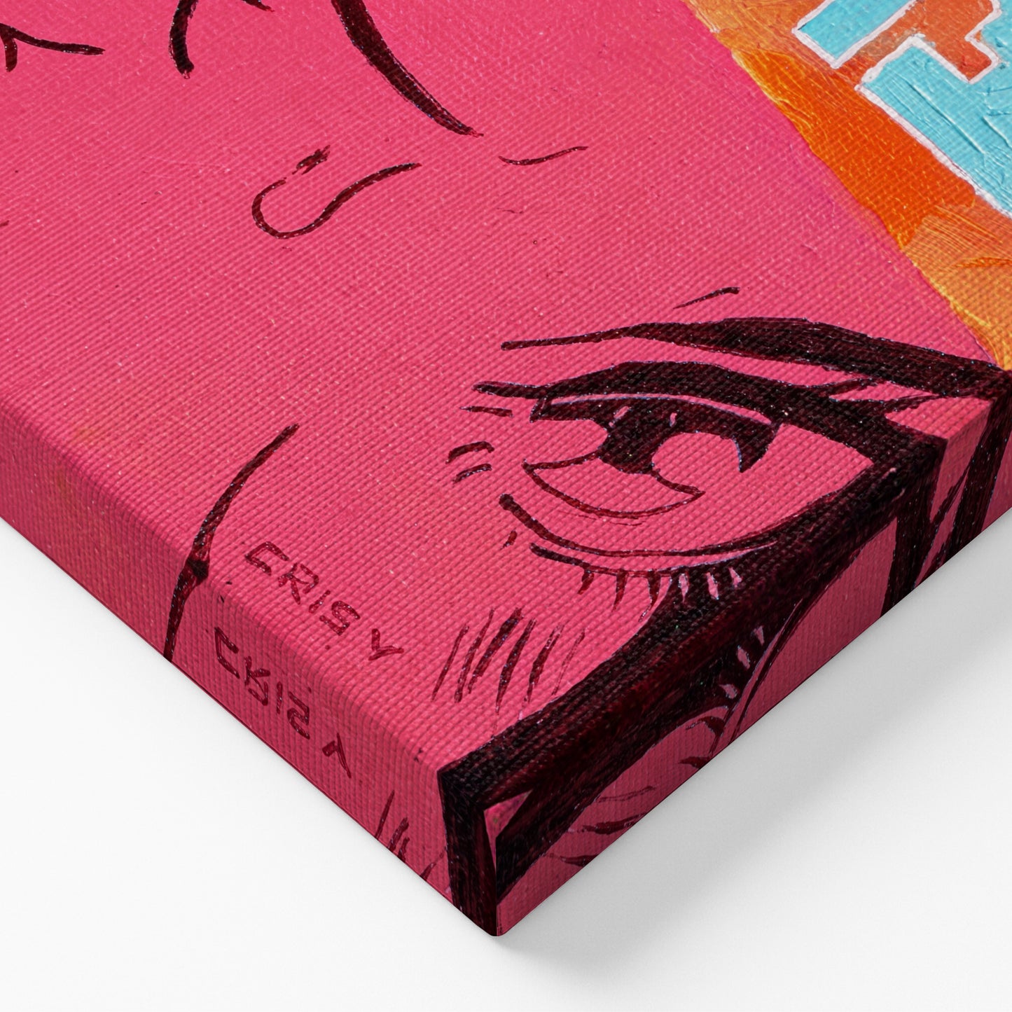 Burning Gaze canvas