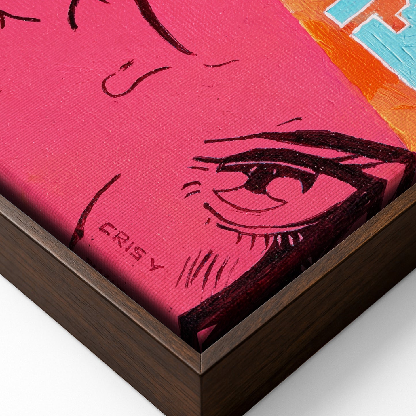 Burning Gaze canvas