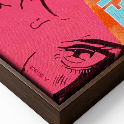 Burning Gaze canvas