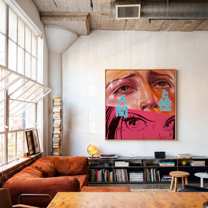 Burning Gaze canvas