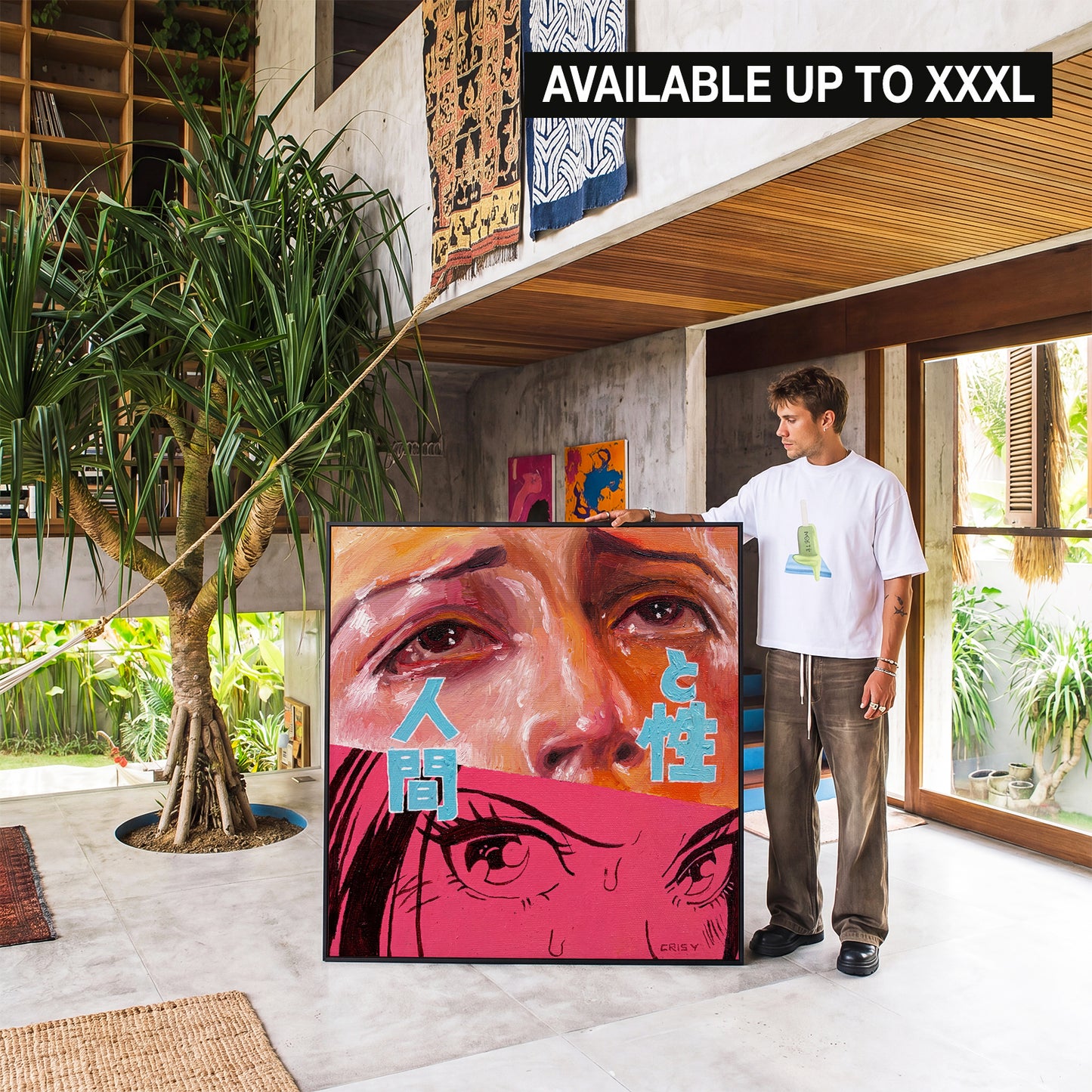 Burning Gaze canvas