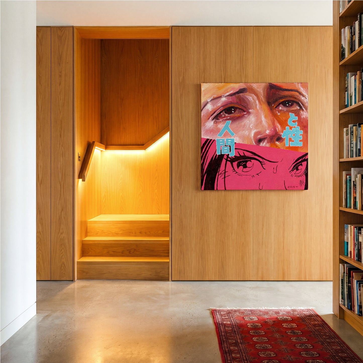Burning Gaze canvas