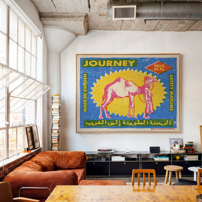Camel matches canvas