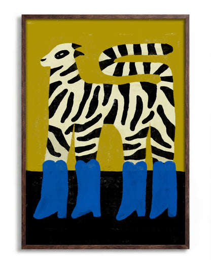 Candela - no background framed - walnut