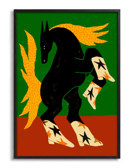 Centelo 1 - no background framed - black