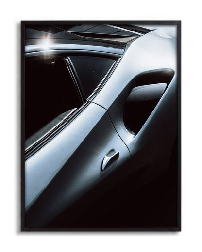 Contour - no background framed - black