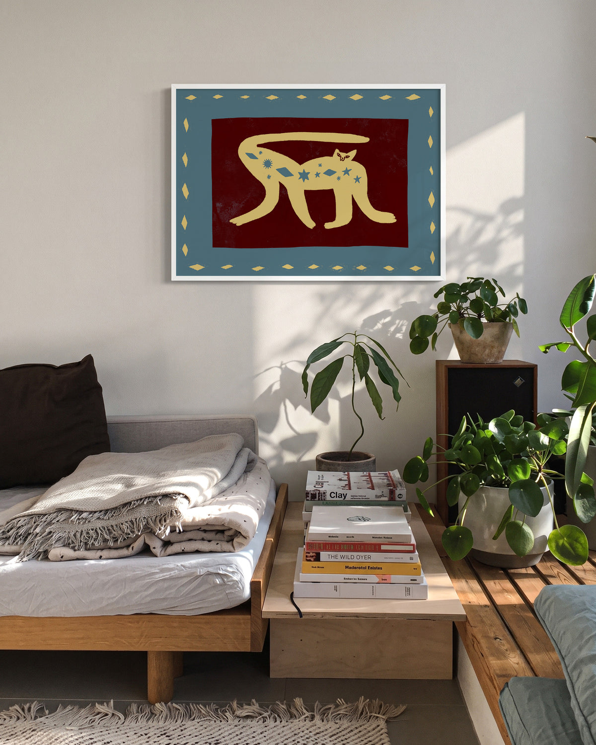 Cosmic Cat 1 - room context white