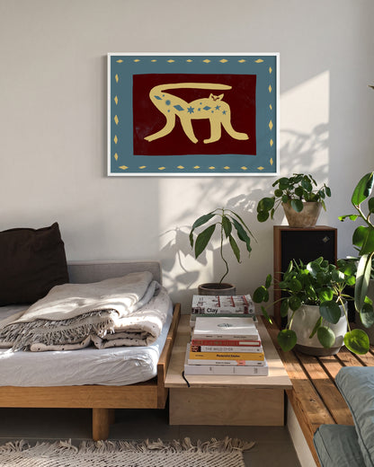 Cosmic Cat 1 - room context white
