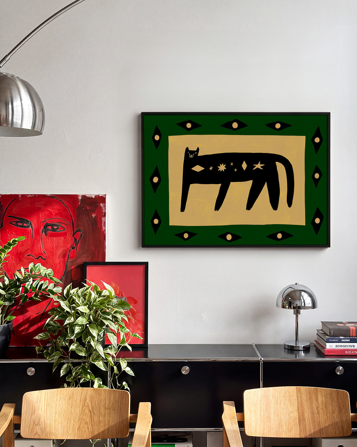 Cosmic Cat 2 - room context black