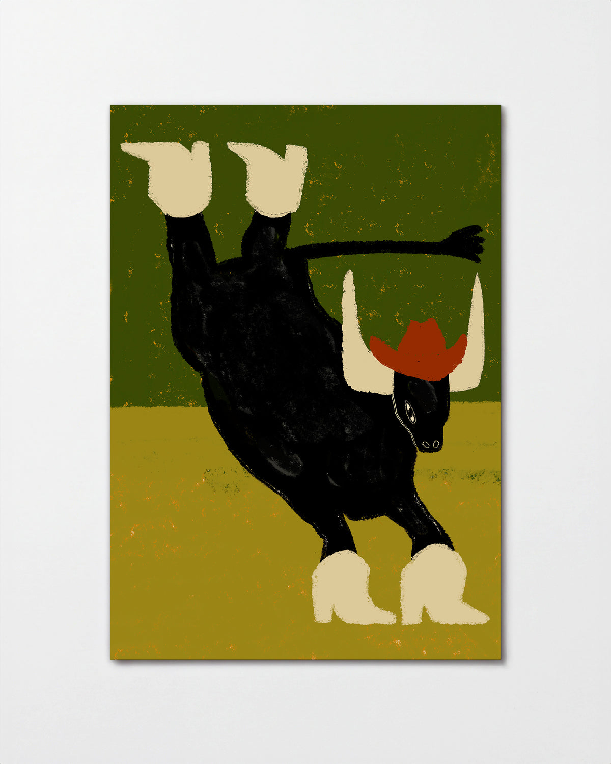 Cowboy Bull - unframed
