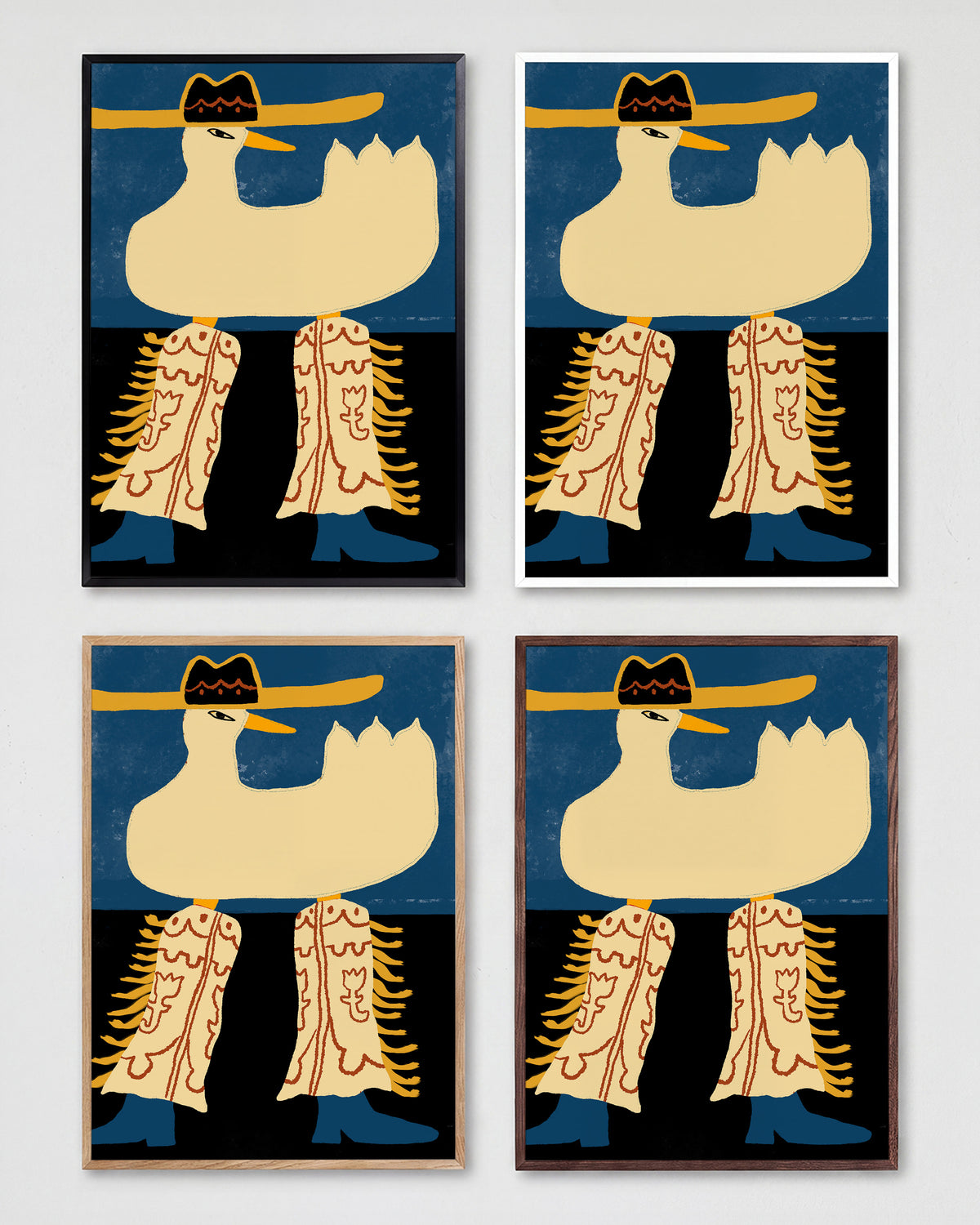 Cowboy Duck - all frames