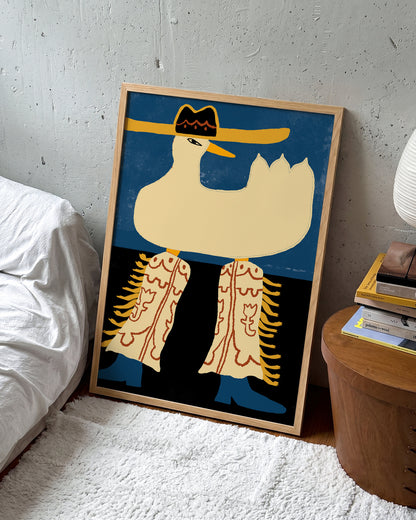 Cowboy Duck - room context oak