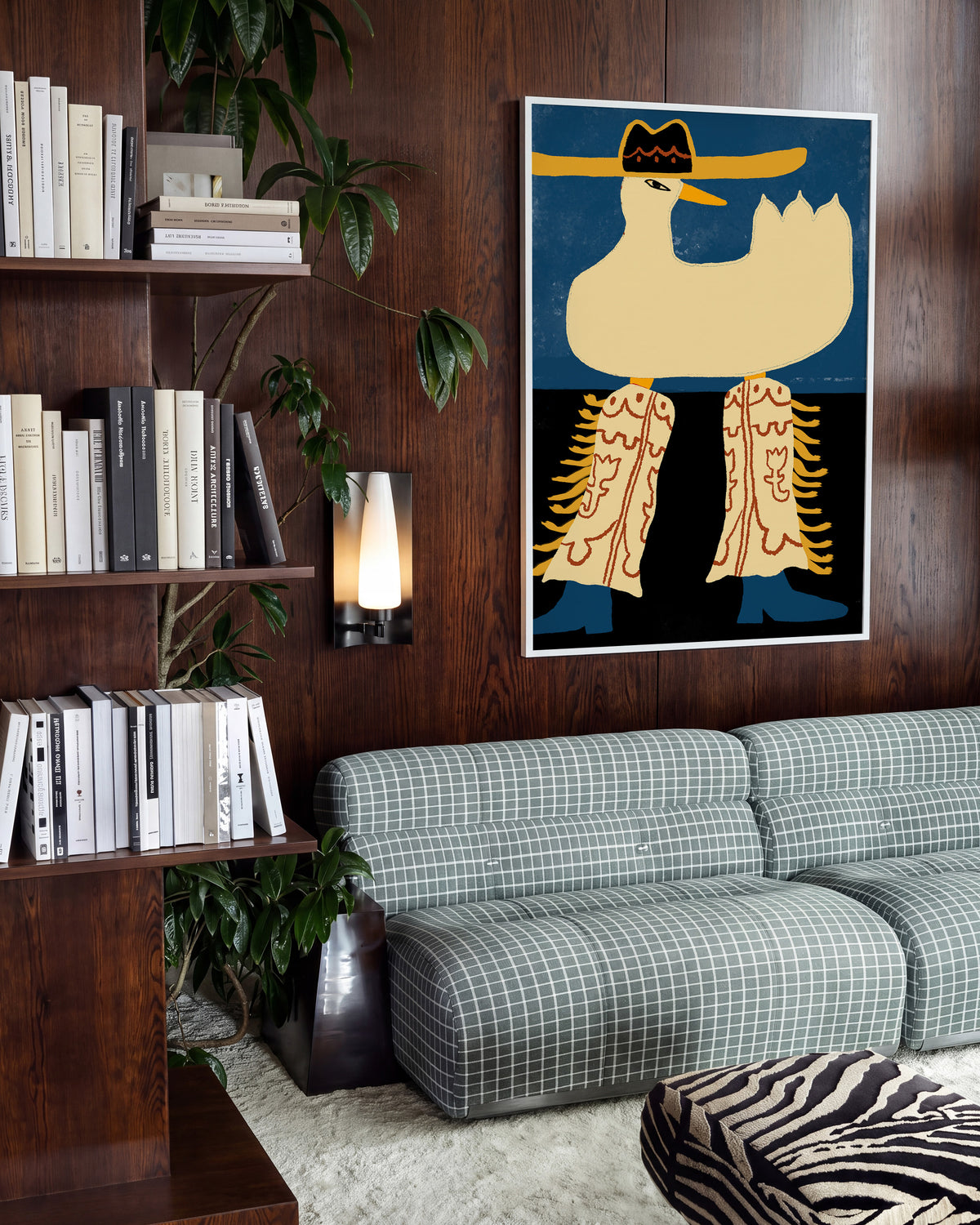 Cowboy Duck - room context white