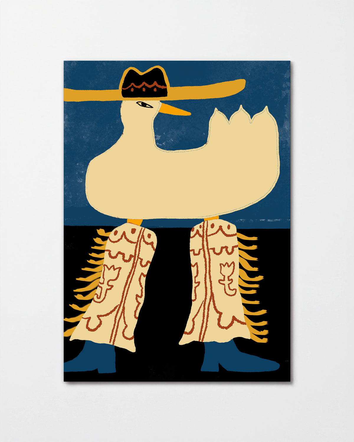 Cowboy Duck - unframed