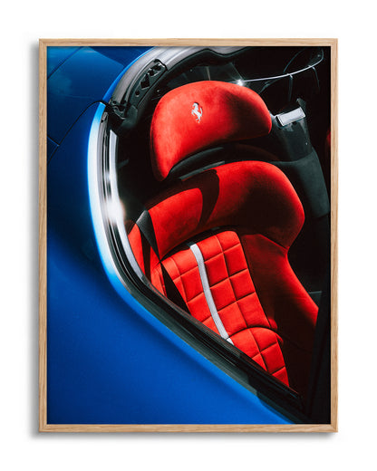 Daytona - no background framed - oak