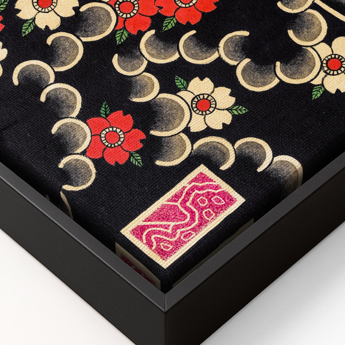 Dragon, Frog & Sakura canvas