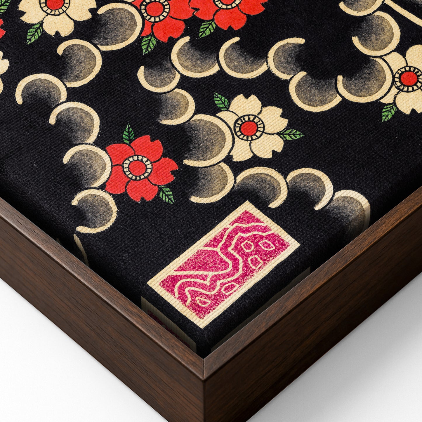 Dragon, Frog & Sakura canvas