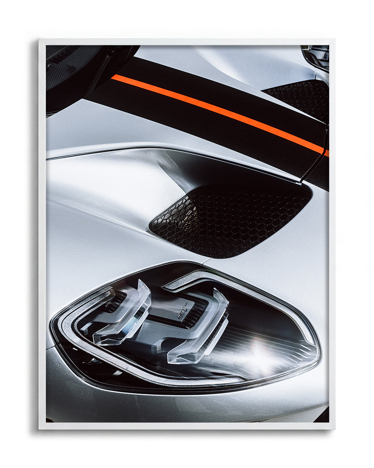 GT - no background framed - white
