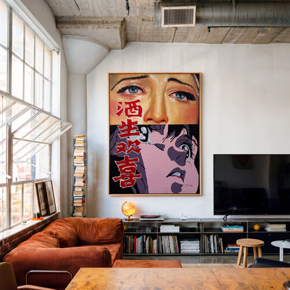 Glass Eyes canvas
