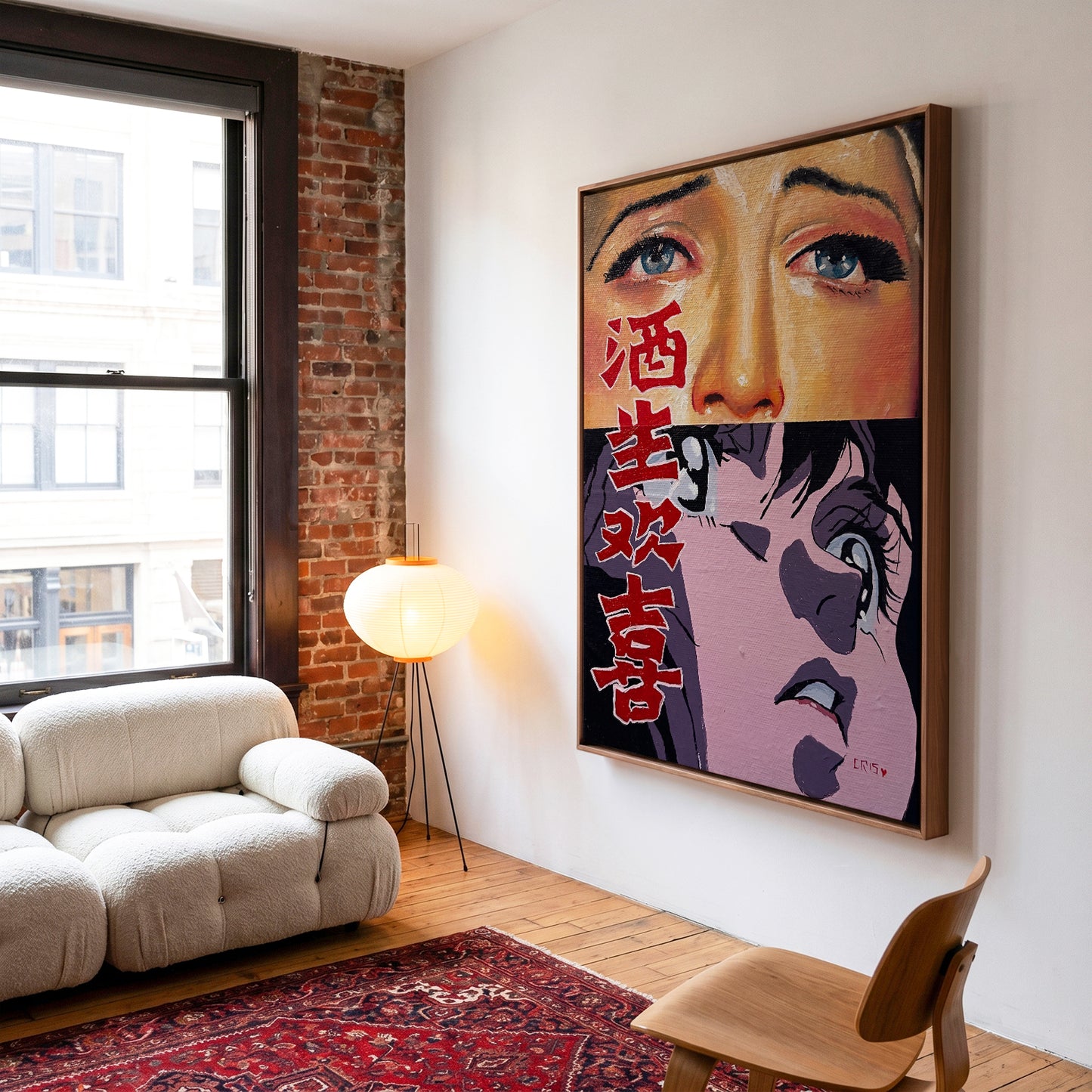 Glass Eyes canvas