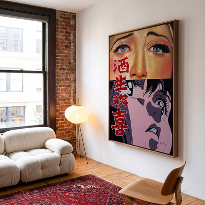 Glass Eyes canvas
