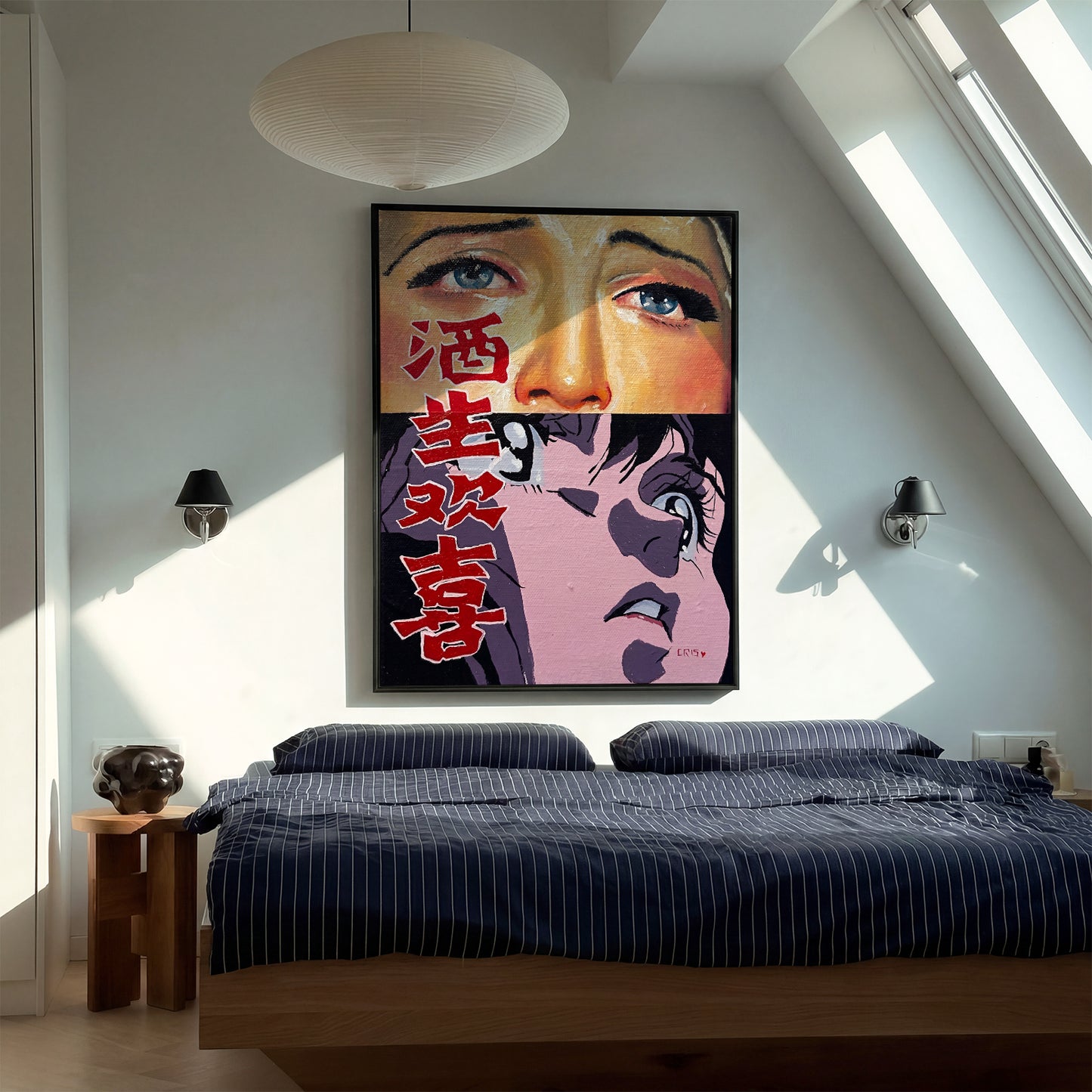 Glass Eyes canvas