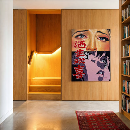 Glass Eyes canvas
