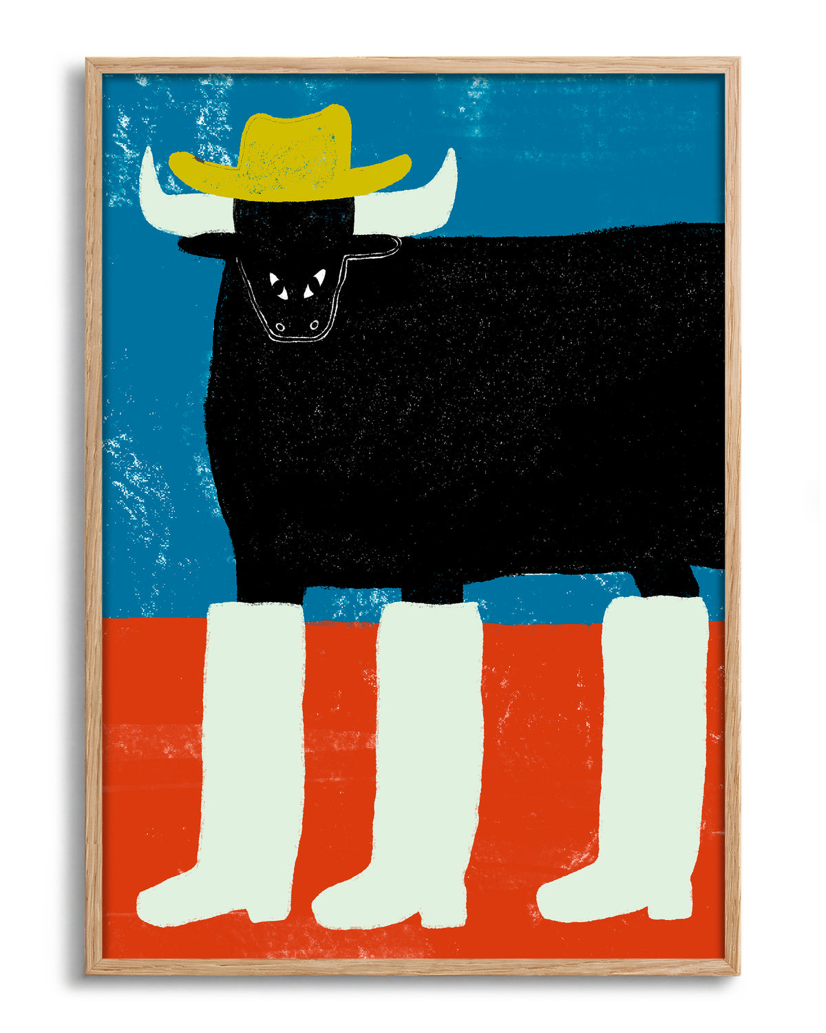 Guillermo - no background framed - oak