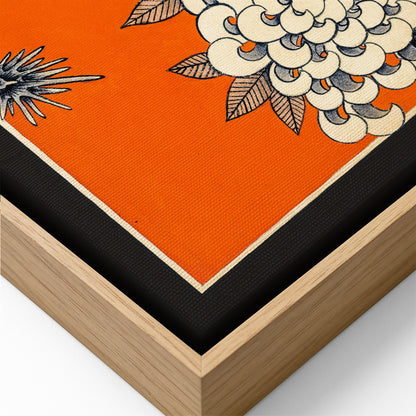 Dragon & Kiku canvas