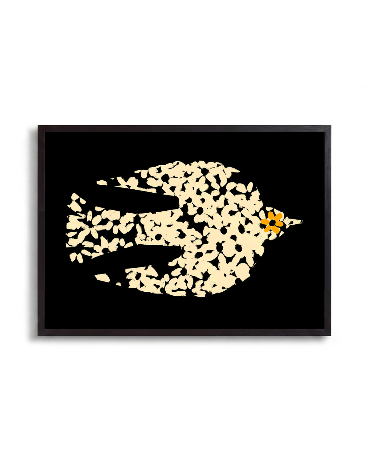 Margaritas - no background framed - black