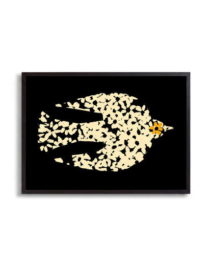 Margaritas - no background framed - black