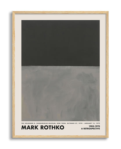 Mark Rothko Black on Grey