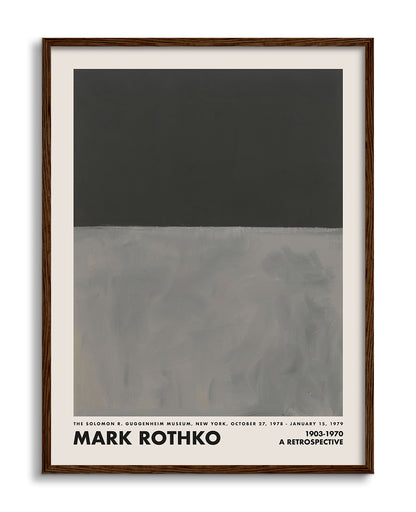 Mark Rothko Black on Grey